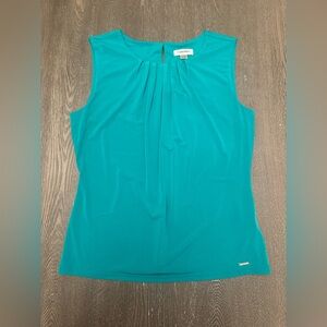 NWOT CALVIN KLEIN GREEN PROFESSIONAL BLOUSE - Size Medium SKU:526